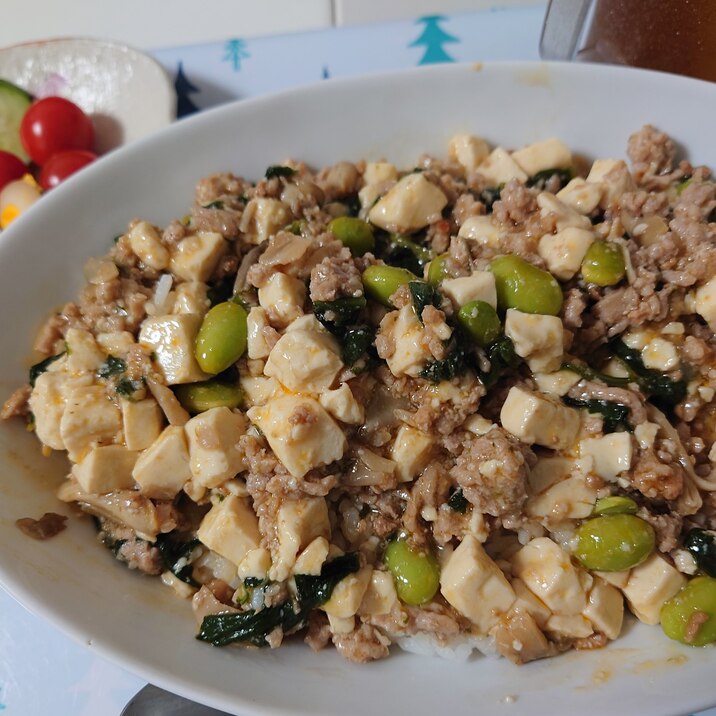 麻婆丼★麻婆豆腐の素で